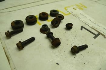 TRIUMPH TROPHY 900cc REAR UNDERTRAY BOLTS #2 (LOC-F)