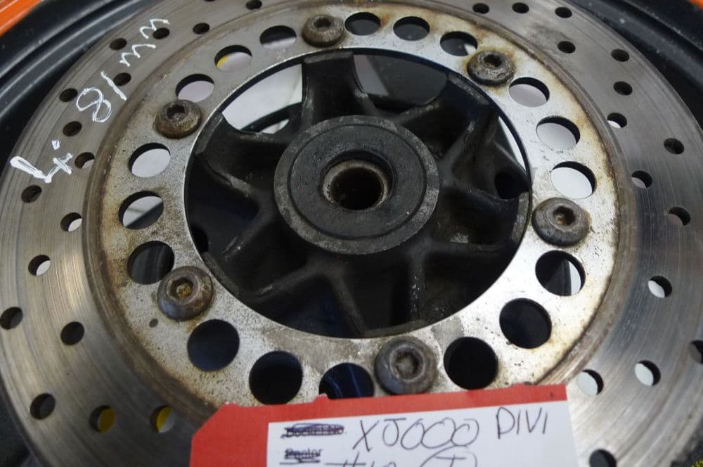 YAMAHA XJ600 DIVERSION REAR WHEEL DISC 10 LOC-C WEB-STOCK