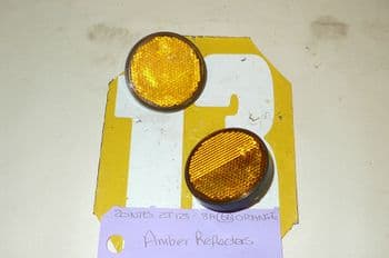 ZONTES ZT125 - 8A BREAKING. ROUND AMBER REFLECTORS (LOC-C)