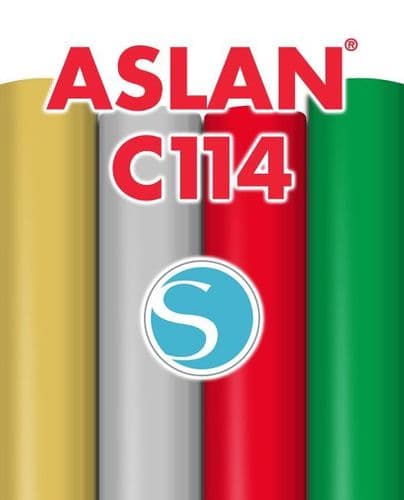 Aslan C114 Self-Adhesive Vinyl - Silhouette Cameo® size - Standard Colours