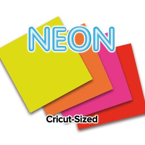 Neon Self-Adhesive Vinyl - Cricut® size