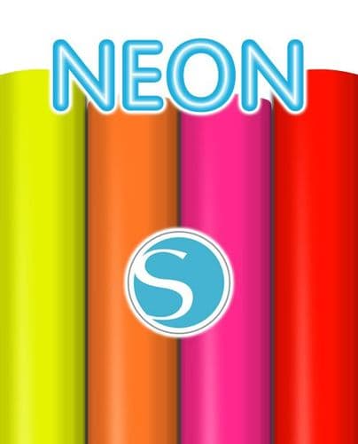 Neon Self-Adhesive Vinyl - Silhouette Cameo® size