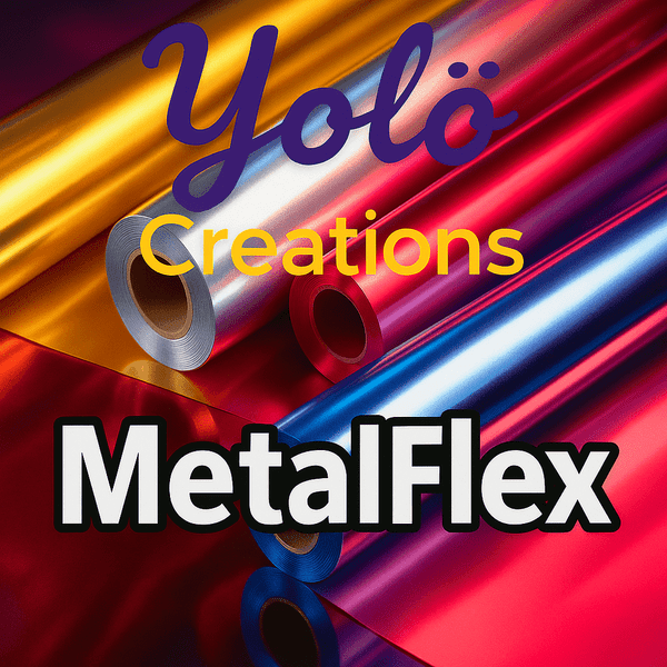 metallic heat transfer vinyl - MetalFlex | yolo creative