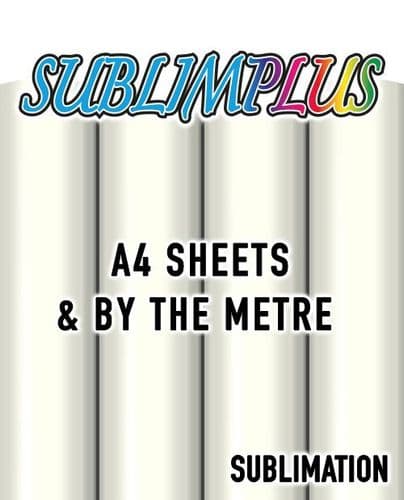 SEF SublimPlus Sublimation Printable HTV - A4 & By The Metre - White