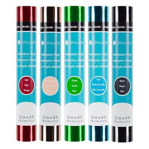 Silhouette 12" Metallic Adhesive Vinyl - Other Colours