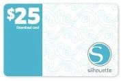 Silhouette $25 Download Card