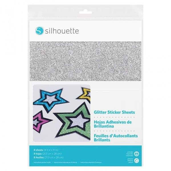 best glitter sticker sheets - Silhouette | yolo creative