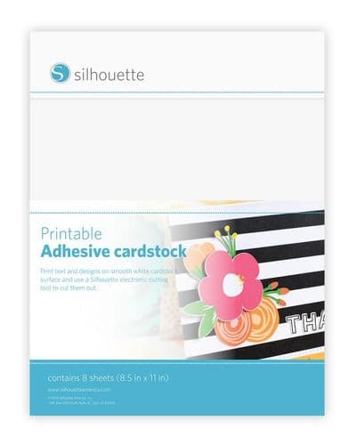 Silhouette Printable Self-Adhesive Cardstock