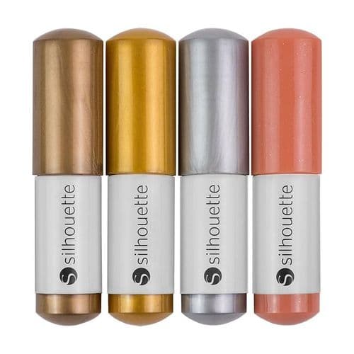Silhouette Sketch Pens - Metallic Pack x4