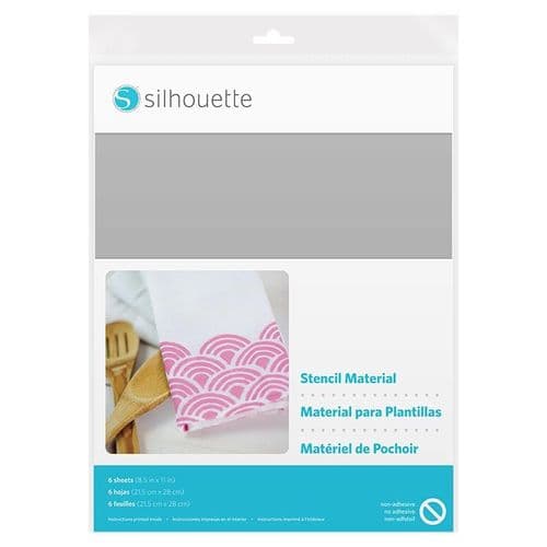Silhouette Stencil Sheets - Non-Adhesive