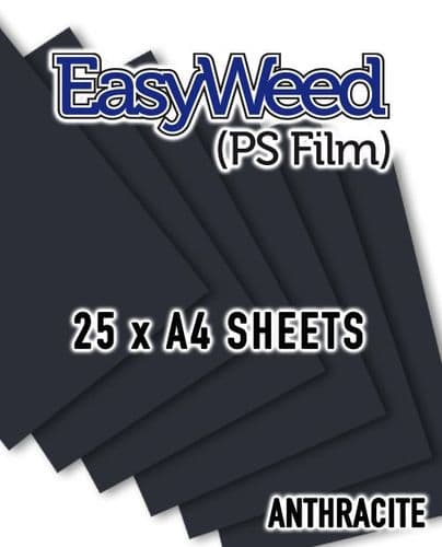 Siser EasyWeed (PS Film) - A4 x 25 sheets - Anthracite