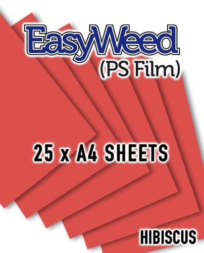 Siser EasyWeed (PS Film) - A4 x 25 sheets - Hibiscus