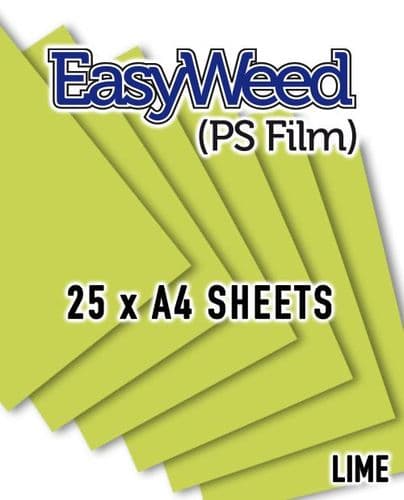 Siser EasyWeed (PS Film) - A4 x 25 sheets - Lime