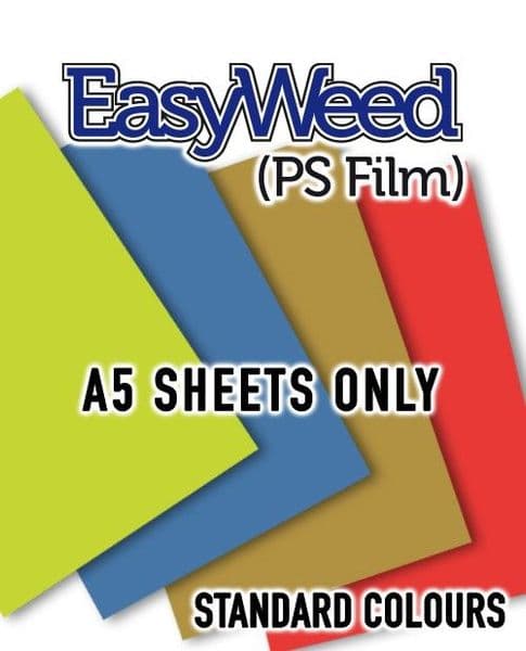 Siser EasyWeed (PS Film) - A5 Sheets - Standard Colours