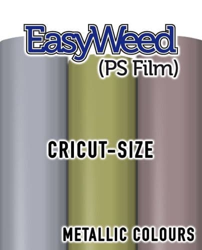 Siser EasyWeed (PS Film) - Cricut® size - 3 Metallic Colours