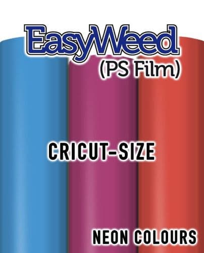 Siser EasyWeed (PS Film) - Cricut® size - 4 Neon Colours