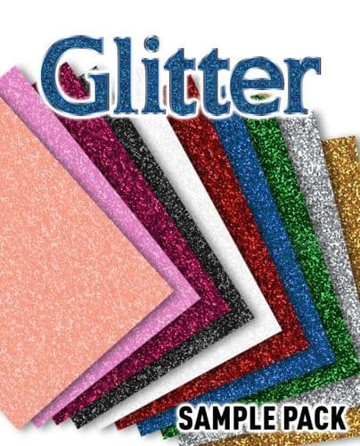 Siser Glitter Flake - A4 Sample Pack