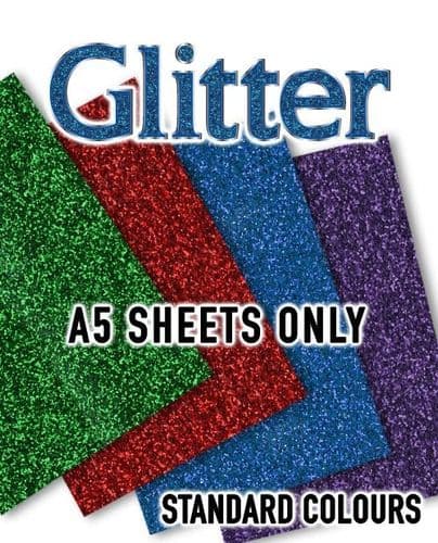 Siser Glitter Flake - A5 Sheets - Standard Colours