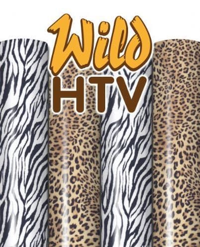 Wild Printed Vinyl - A4 & By The Metre