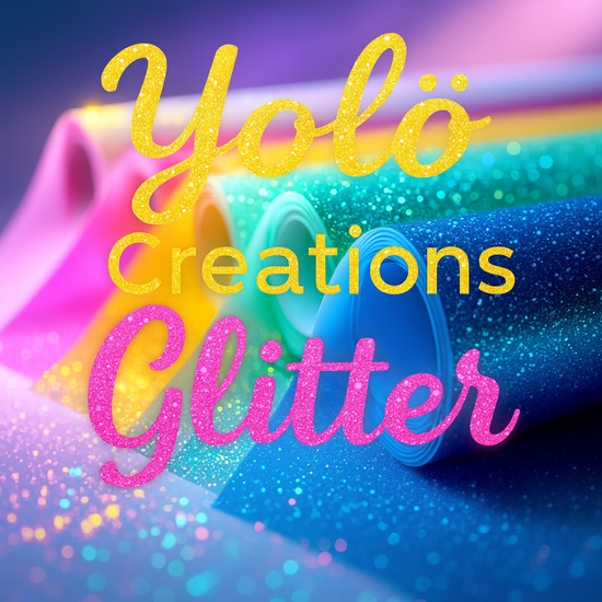Yolo Creations Glitter Heat Transfer Vinyl