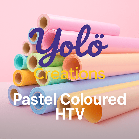 Yolo Creations Pastel Heat Transfer Vinyl