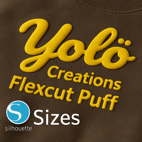 YOLO FlexCut Puff - Silhouette Cameo® size