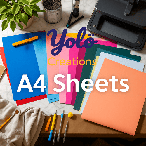 YOLO FlexCut Sticky - A4 Sheets - Standard Colours