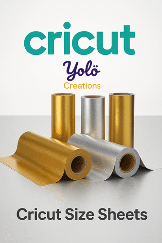 YOLO FlexCut Sticky - Cricut® size - Gold/Silver