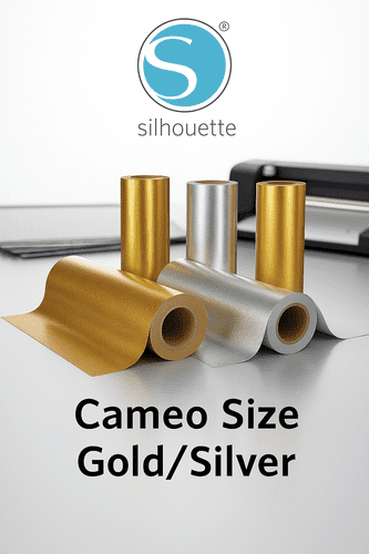 YOLO FlexCut Sticky - Silhouette Cameo® size - Gold/Silver