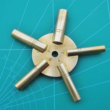Clock Keys 5 in1 Even Number Keys 2-4-6-8-10 Spider Type