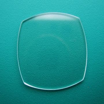 Generic Cartier Mineral Flat TV Watch Glass 19.50mm x 19.50mm - 0.8mm Thickness