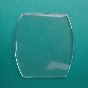 Generic Cartier Single Curve Mineral Watch Glass 28.00 x 27.00 - 1.0mm to 1.7mm Thickness