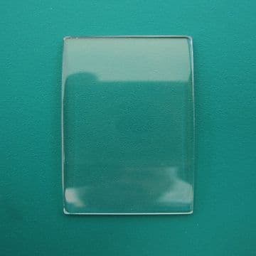 Generic Patek Philippe Single Curve Mineral TV Watch Glass 28.75 x 18.90 - 1.20 to 2.20mm Thickness