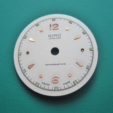 Giro Swiss Made Vintage Watch Dial New Old Stock