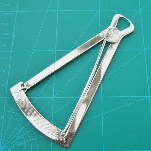 Jewellers Thickness Precision Measurement Gauge 00-14mm Scale Chrome Finished