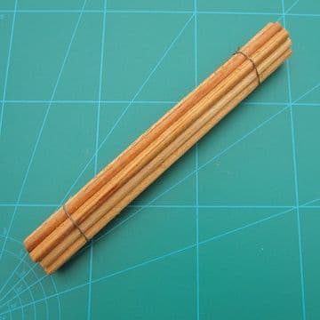 Peg Wood 5mm Diameter 12pcs